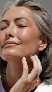 Visage mature femme
